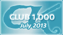 July 2013 Club 1,000