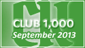 September 2013 Club 1,000