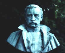 Bronze bust of LTC George H. Ward
