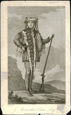 Meriwether Lewis in Indian Dress (Shoshone)
