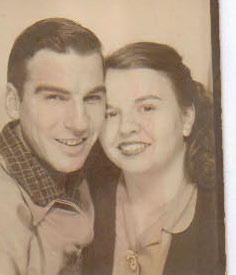 Harry J. Pelno and wife Carol Ann Stafford 1954
