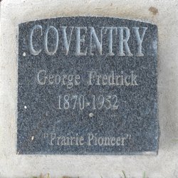 George Frederick Coventry (1870-1952) Grave Marker