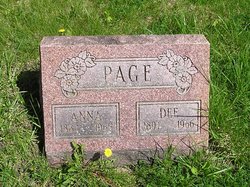 Headstone - Dee Page