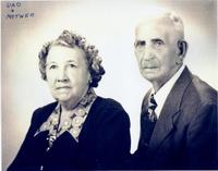 Sarah Emma (Flake) Freeman with John Albert Freeman Sr.