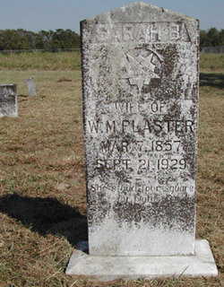 Headstone for Sarah Bonsel Phillips