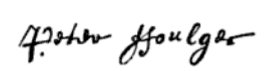 Peter Folger's signature