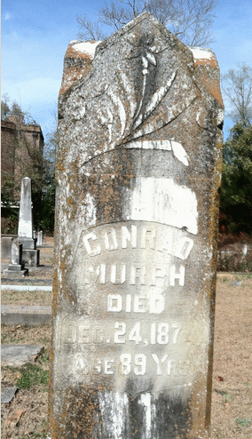 Gravestone of Conrad Murph