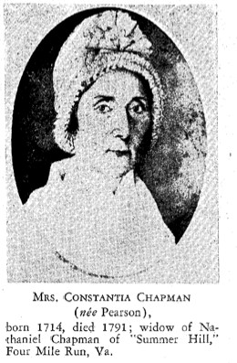 Widow of Nathaniel Chapman of 