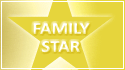 A yellow star, with the words "Family Star" superimposed across it.