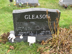 Stanley and Arlene Gleason Gravestone