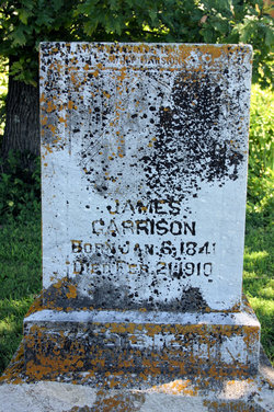 Tombstone of James Garrison
