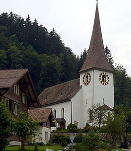 Parish church at Oberhof, Fischenthal