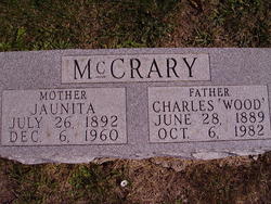Tombstone of Juanita McCrary