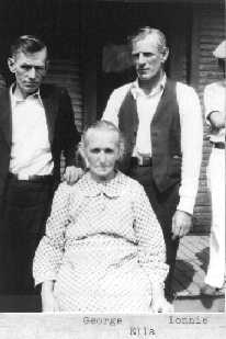 Ella (Osborn) Gibson with sons George and Lonnie