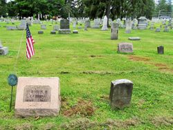 Gravestones for Lucy Elizabeth Riddle Cullen and John Montreville Cullen