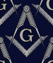 Seamless Masonic Square and Compasses_navy