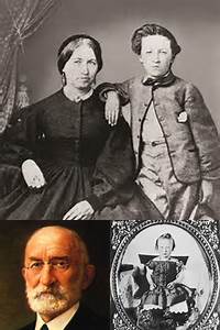 Heber J. Grant and his mother Rebecca Ivins, Grant as a young boy.