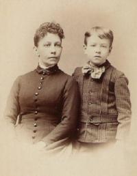 Esther Turner and son Aubrey