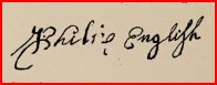 Signature of Philip English
