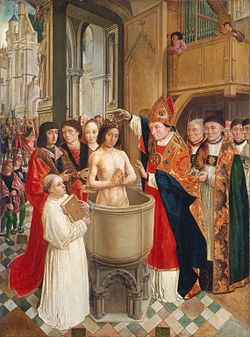 Baptism Clovis I of France