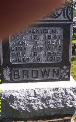 DELINA BEERS BROWN & SYLVANUS McLAIN BROWN Memorial