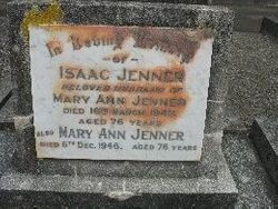 Isaac Jenner & wife Mary Ann