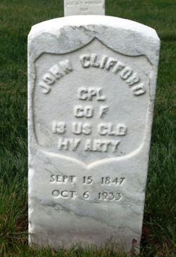 J.R. Clifford's headstone