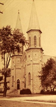 1949 Print Saint Louis Church