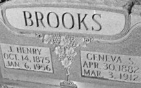 Geneva Brooks Headstone