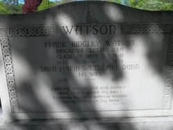 Frank Watson Headstone