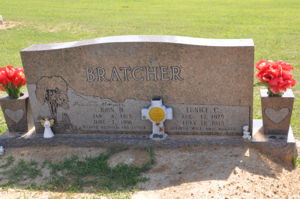 John H & Eunice C. Bratcher - Headstone