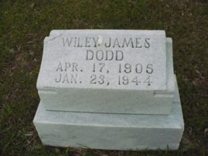 W. J. Dodd's grave