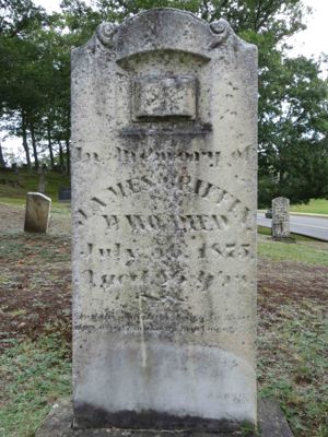 Grave Stone of James M. Griffin 1789-1875