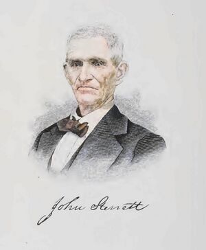 Portrait Sketch:  John Starrett 1710-1799