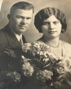 Engel and Mabel wedding photo