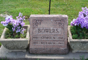 George & Bealah Bower Grave Stone