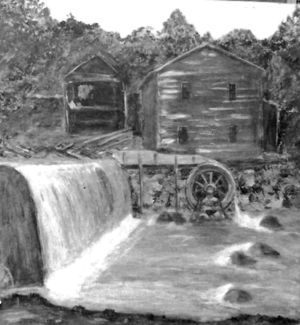 Picture of the Campbell Mill and Bridge on Hunting Creek