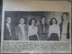 Elgin plays City Manager during high school (cont'd)