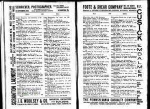 1900 Scranton City Directory