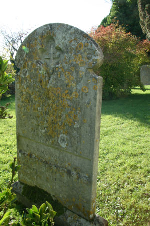 The headstone of Hester and Stephen Russell
