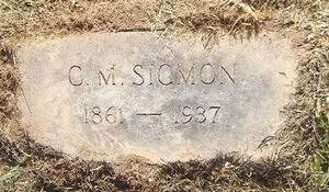 Caswell Monroe Sigmon, Bellview Cemetery