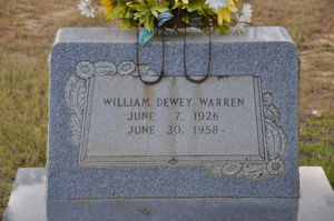 William Warren - Headstone