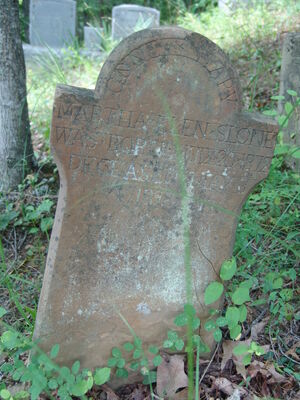 Dyer Cemetery Tombstone