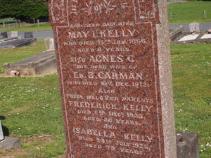 Agnes Carman, & Frederick, Isabella & May Kelly