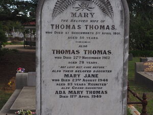 Ada, Mary, Mary & Thomas Thomas