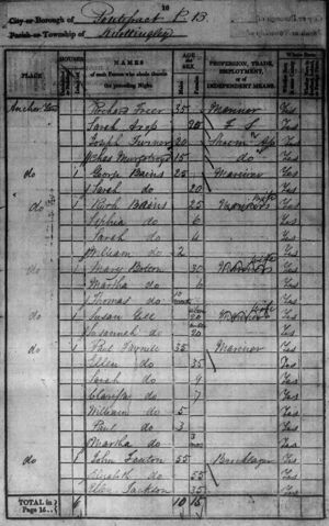 1841 census Knottingley (as Sarah Axop)