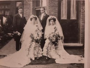 Double Wedding: George Godden & Ellen Dewbery; Fredrick Kitchener & May Dewbery