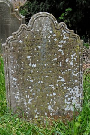 Headstone of Thomas and his wife Charlotte.