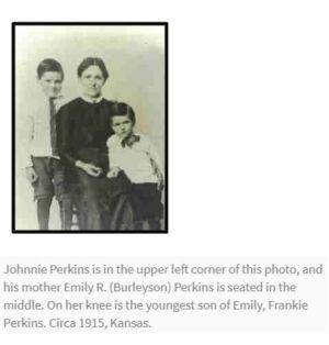 John , his mother Emily and her youngest son  Frankie 