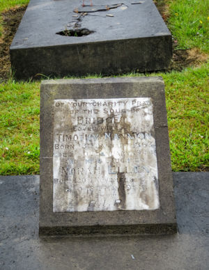 Grave of Bridget Mannion and daughter Norah
